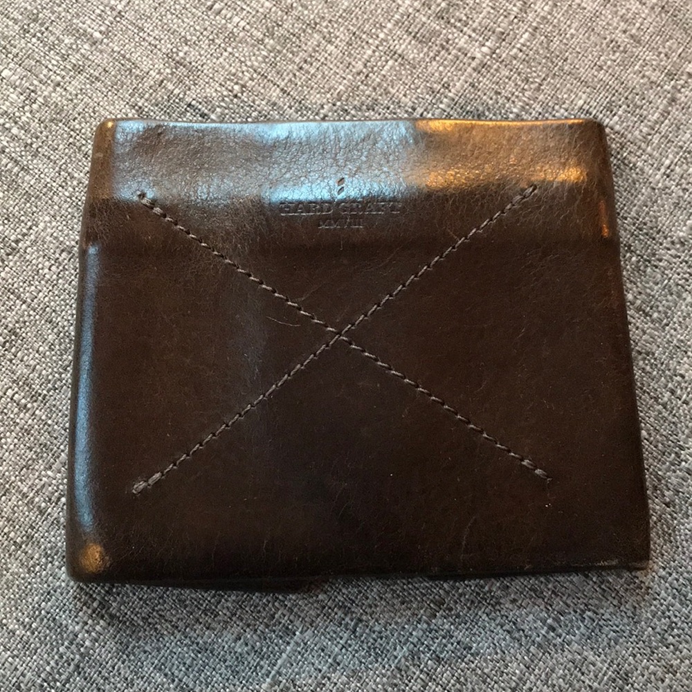 Hard Graft Bill fold wallet with card slot